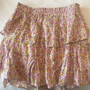 LoveShackFancy mini skirt